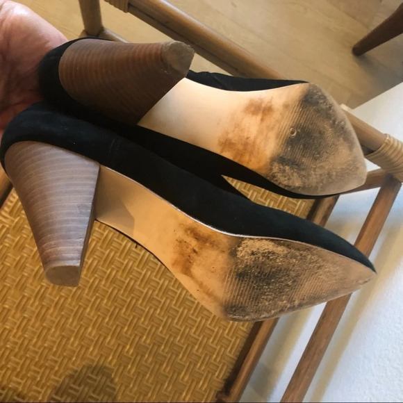 Bleeker & Bond RAINER Black Suede Ruched Moto Booties 10 Practical Magic Witchy! - Picture 6 of 8